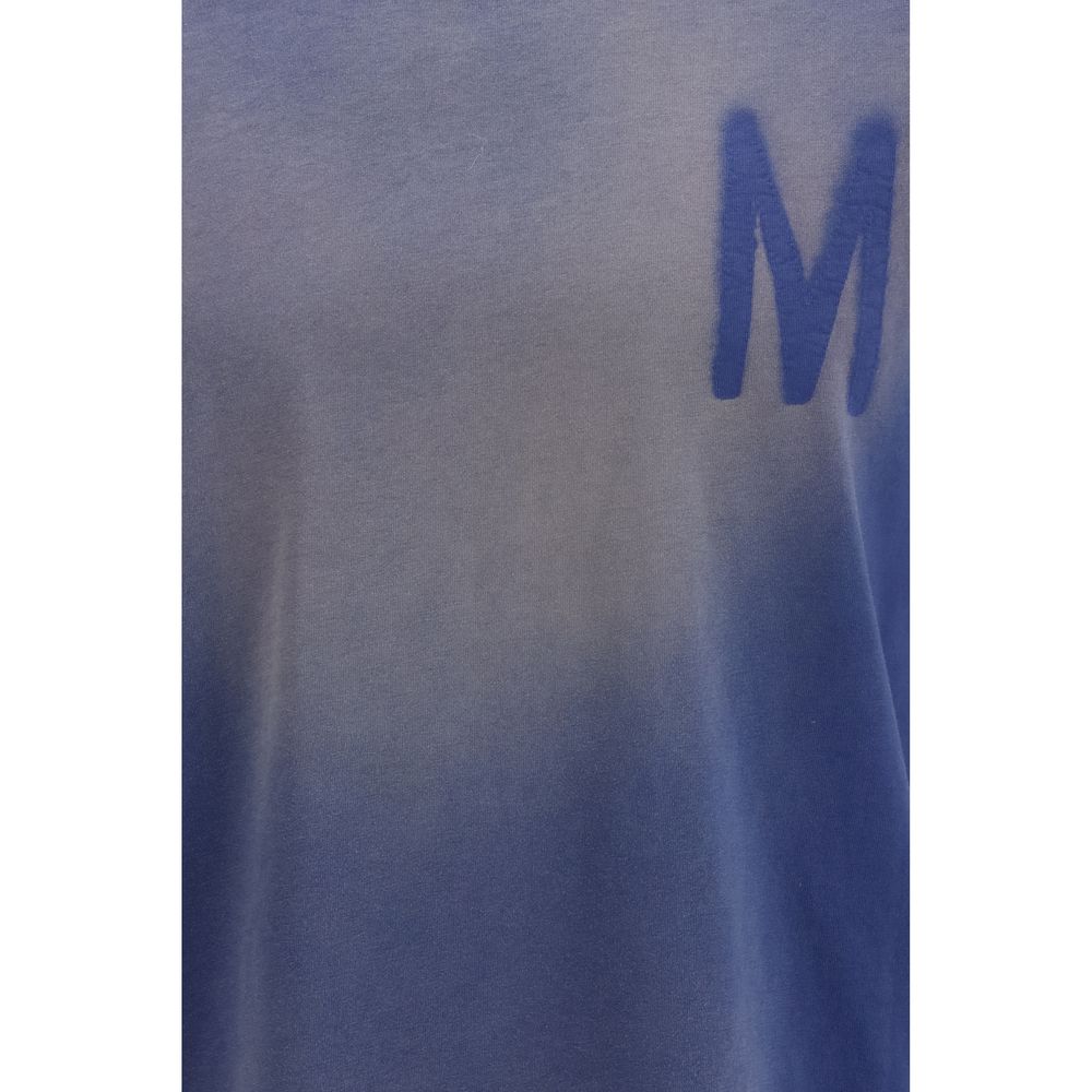 Moschino Blaues Baumwoll-T-Shirt