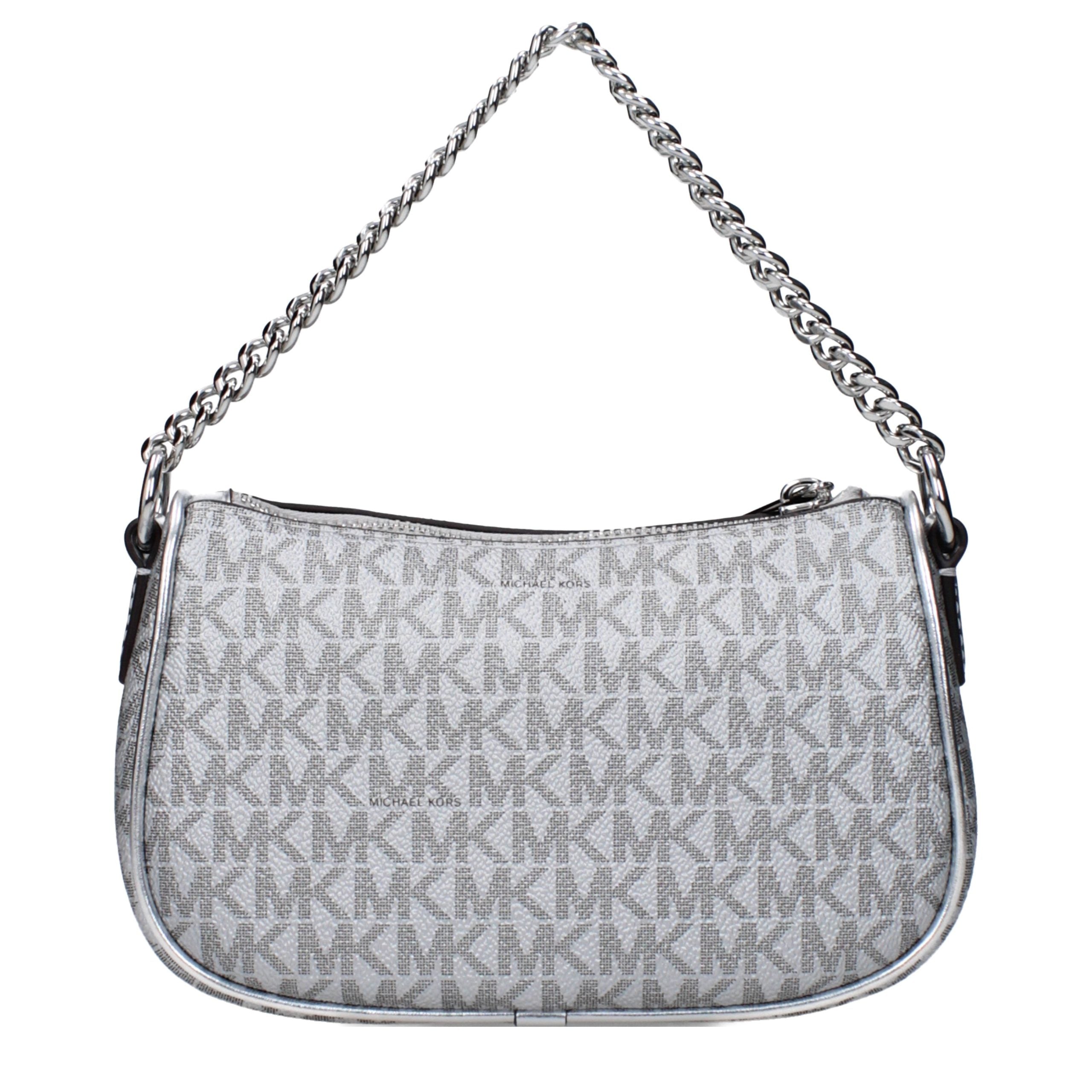 Michael Kors Graue Stoffhandtasche