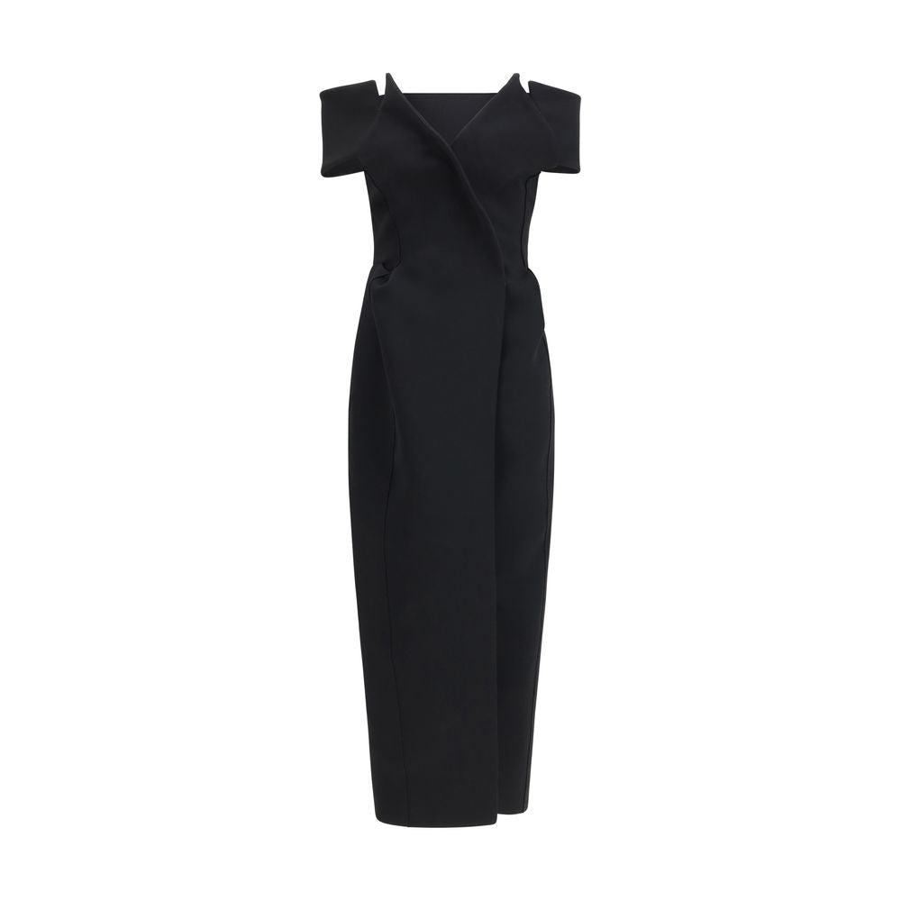 Khaite Schwarzes Cocktailkleid aus Polyester