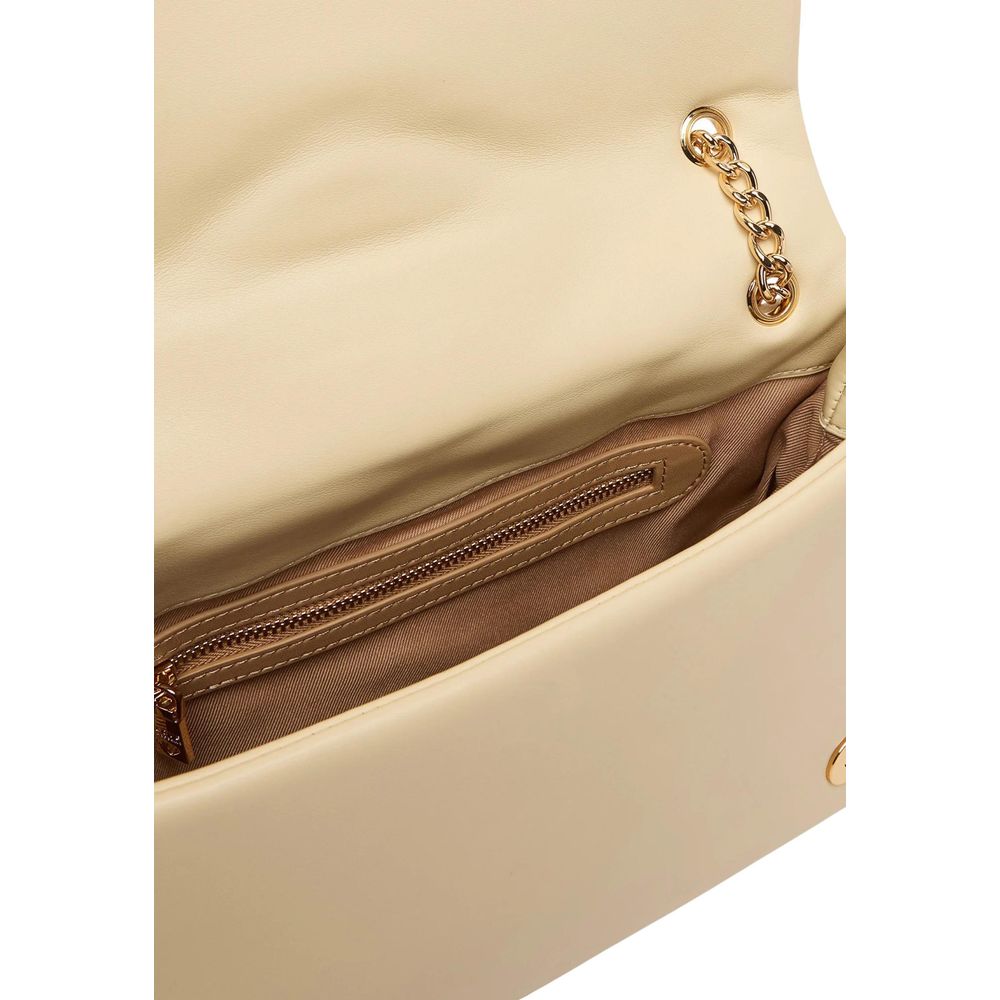 Love Moschino Beige Kunstleder Handtasche