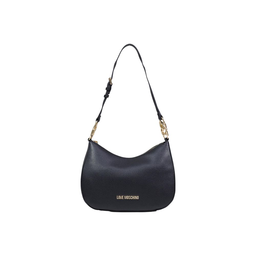 Love Moschino Schwarze Handtasche aus Polyethylen