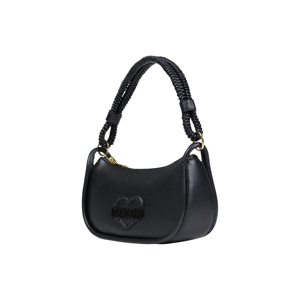 Love Moschino Schwarze Handtasche aus Polyethylen