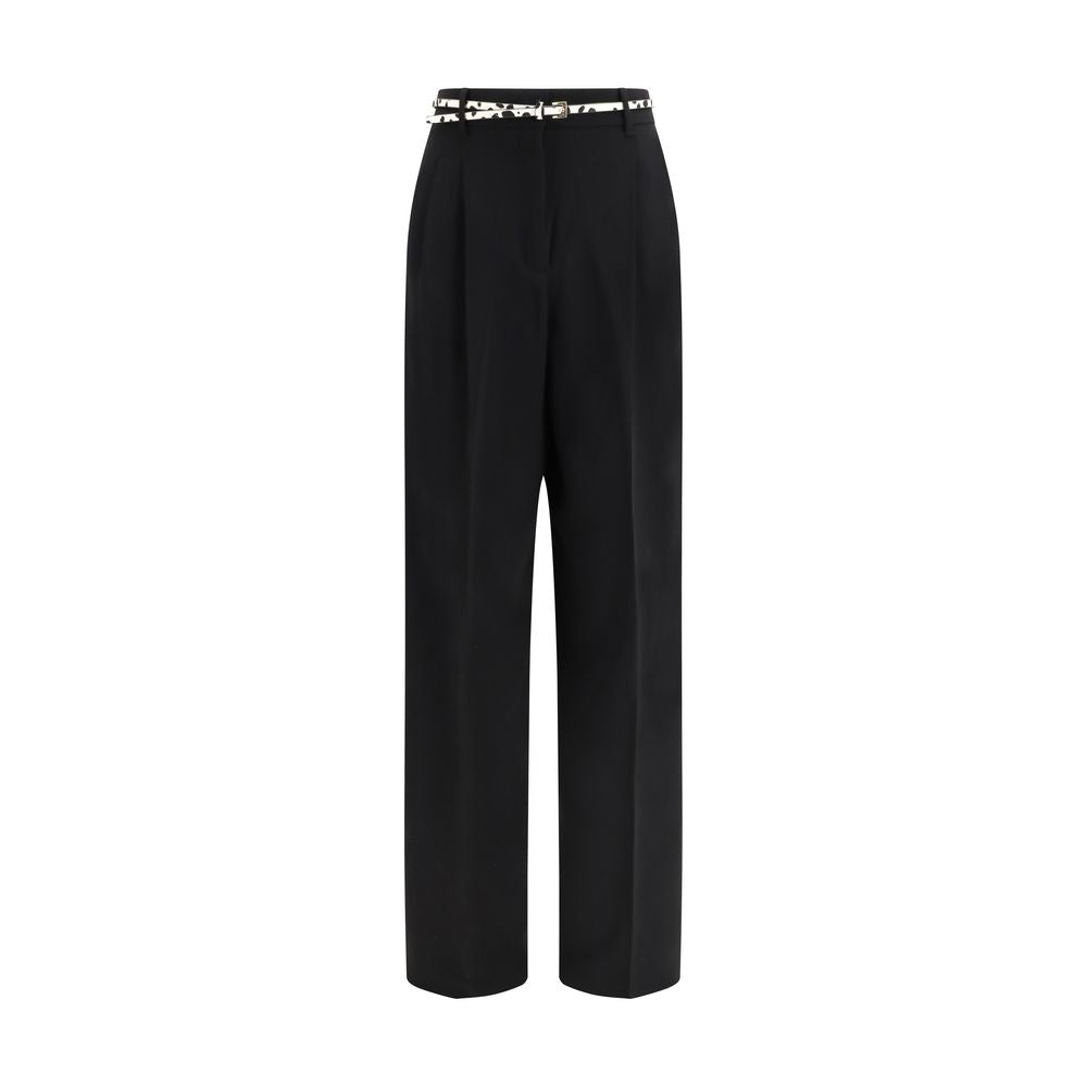 Max Mara Schwarze Triacetat-Anzughose