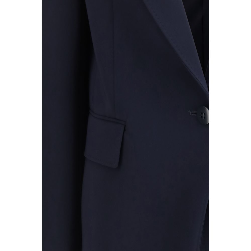 Max Mara Blauer Triacetat-Blazer