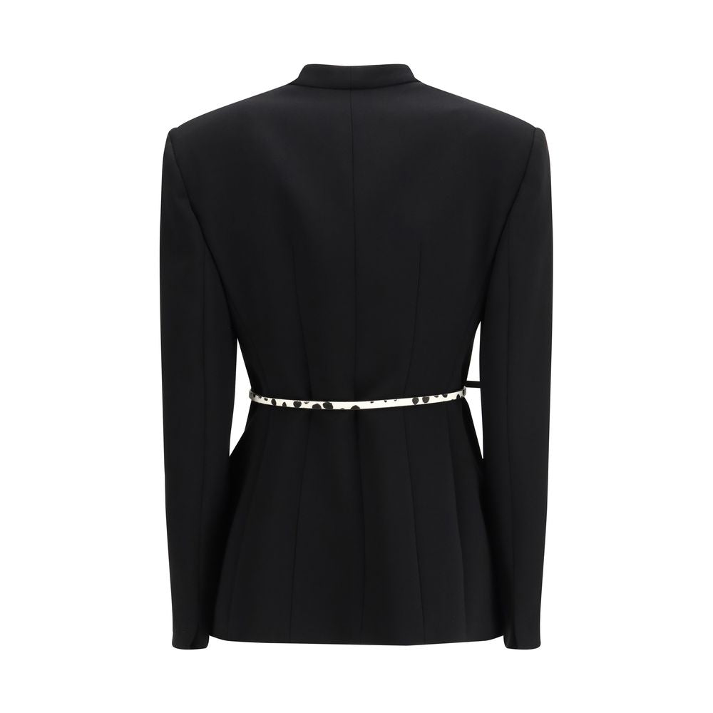 Max Mara Schwarzer Triacetat-Mantel