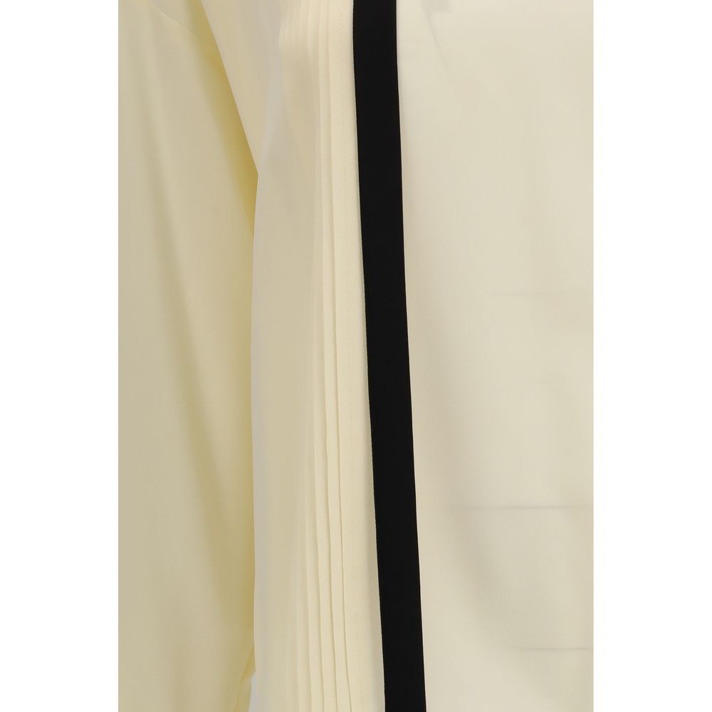 Max Mara Beige Seidenbluse
