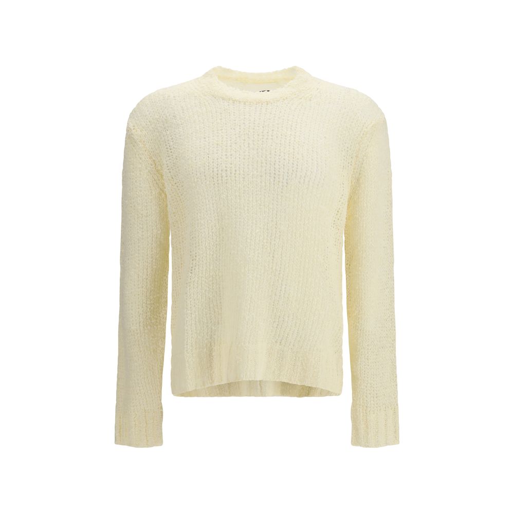 Jil Sander Zweifarbiger Sweatshirt aus Leinen