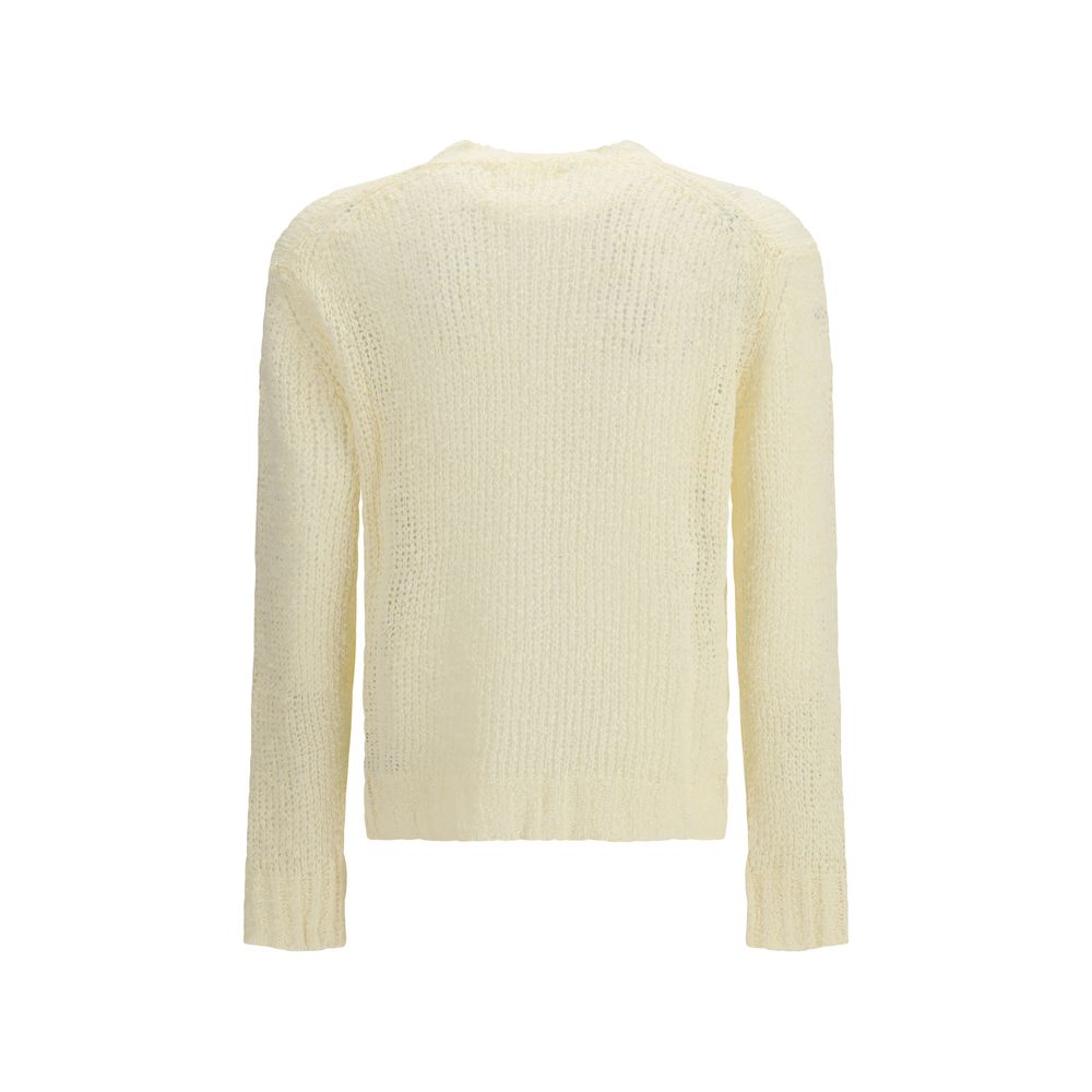 Jil Sander Zweifarbiger Sweatshirt aus Leinen