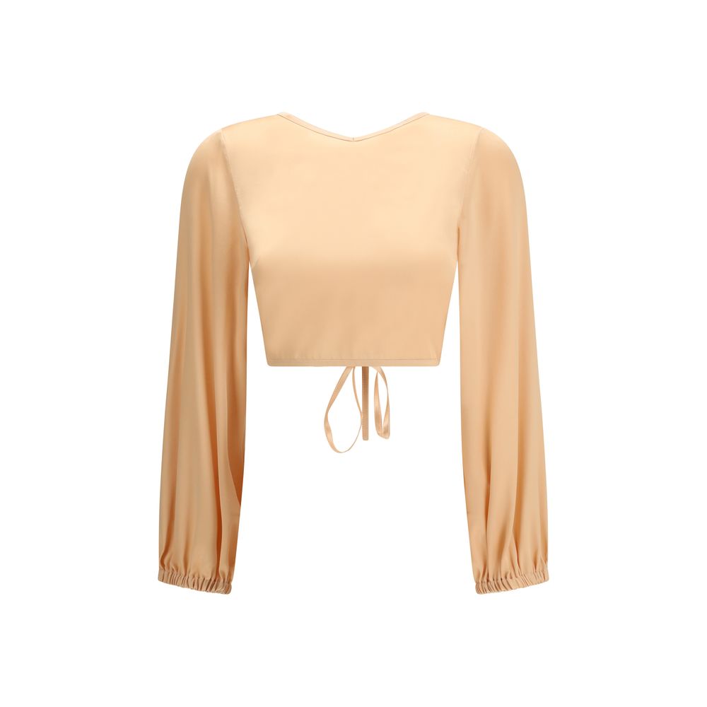 Kristina Ti Orange Seidenbluse