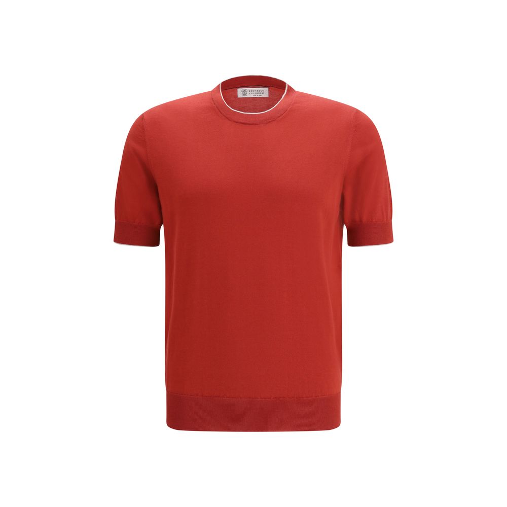 Brunello Cucinelli Mehrfarbiges Baumwoll-T-Shirt