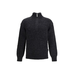LAMINAR Schwarzer Baumwoll-Sweatshirt