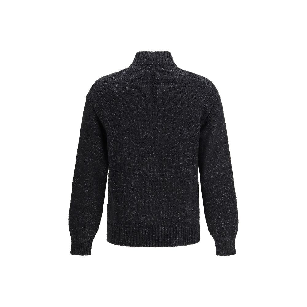 LAMINAR Schwarzer Baumwoll-Sweatshirt