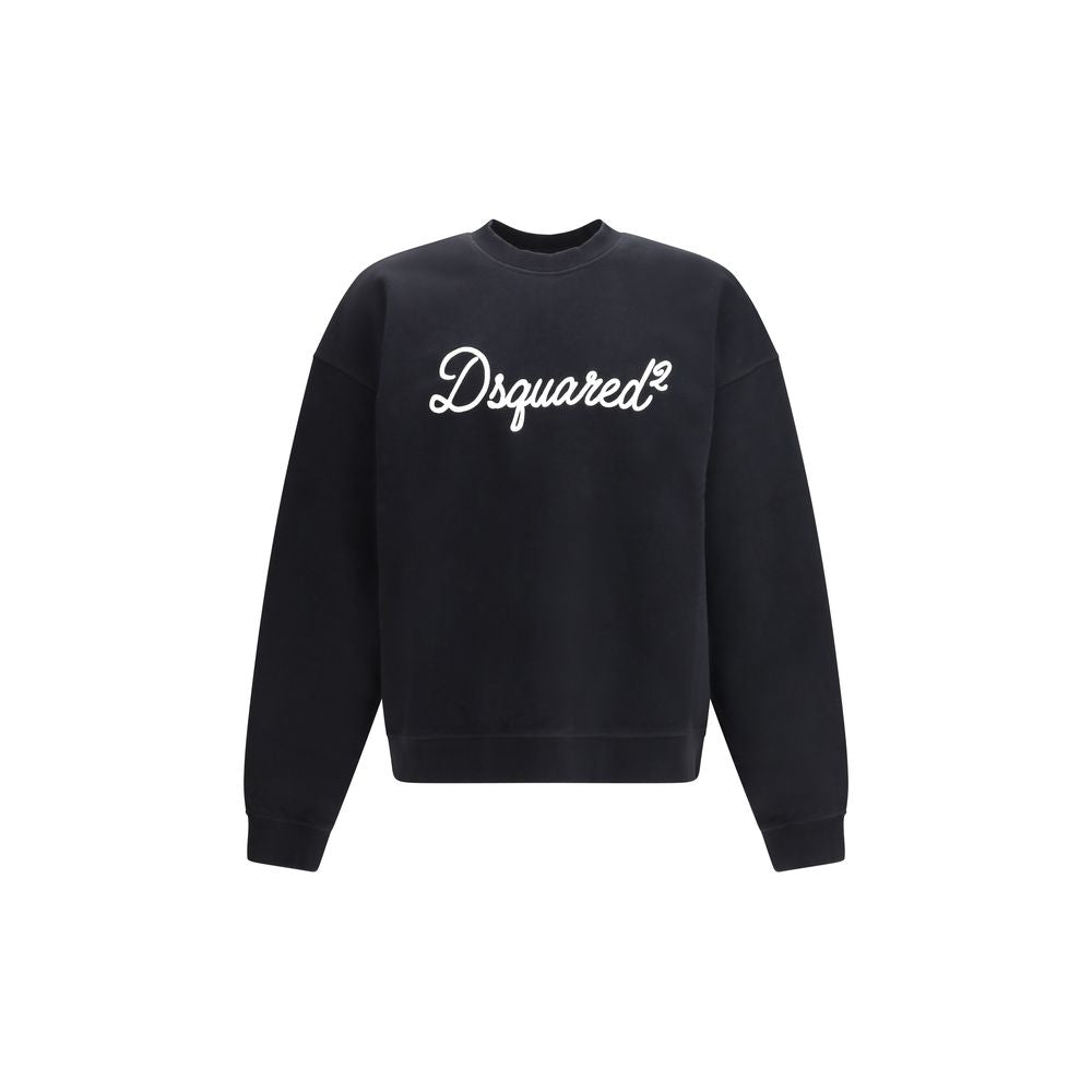 Dsquared² Schwarzer Baumwoll-Sweatshirt