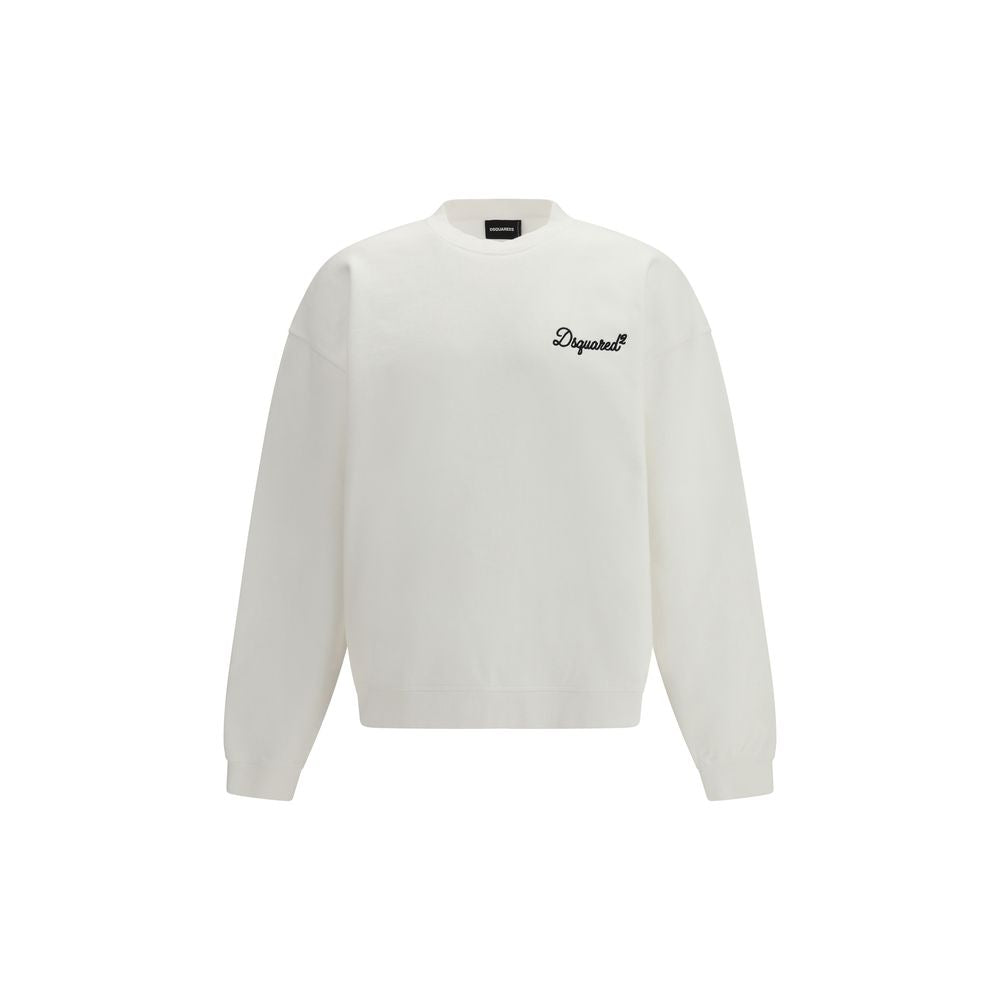 Dsquared² Weißes Baumwoll-Sweatshirt