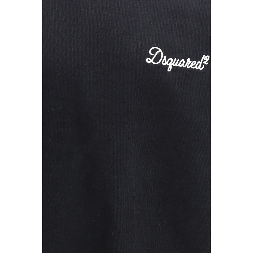 Dsquared² Schwarzer Baumwoll-Sweatshirt