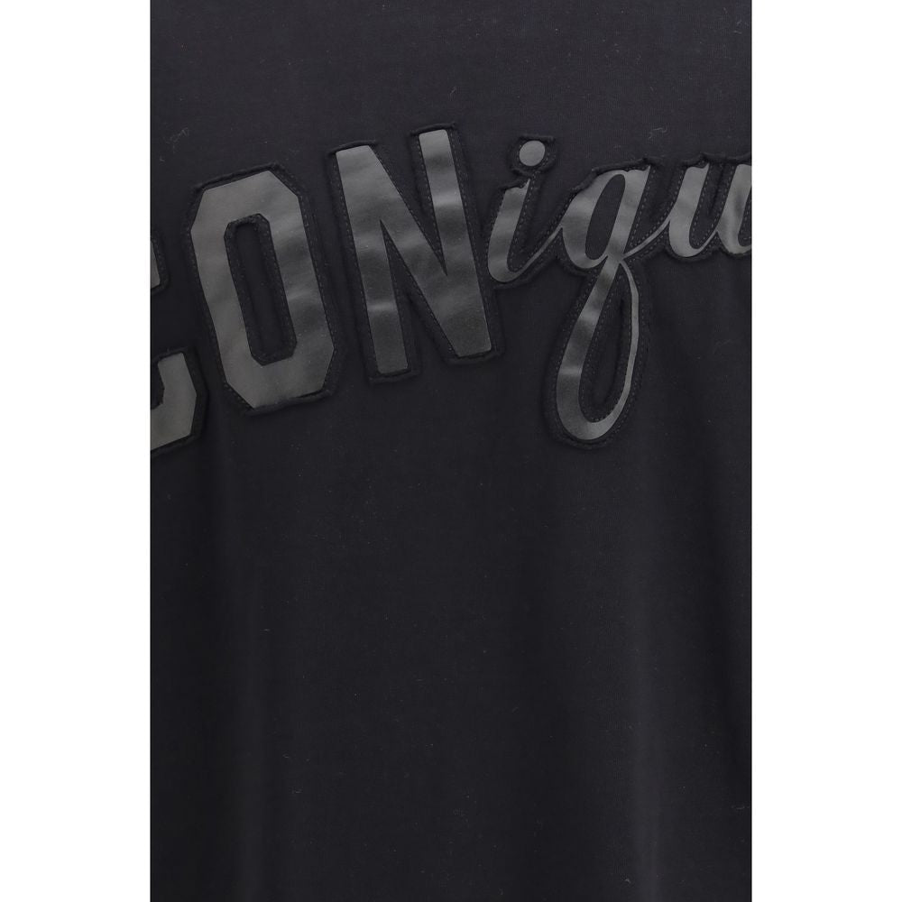 Dsquared² Schwarzes Baumwoll-T-Shirt