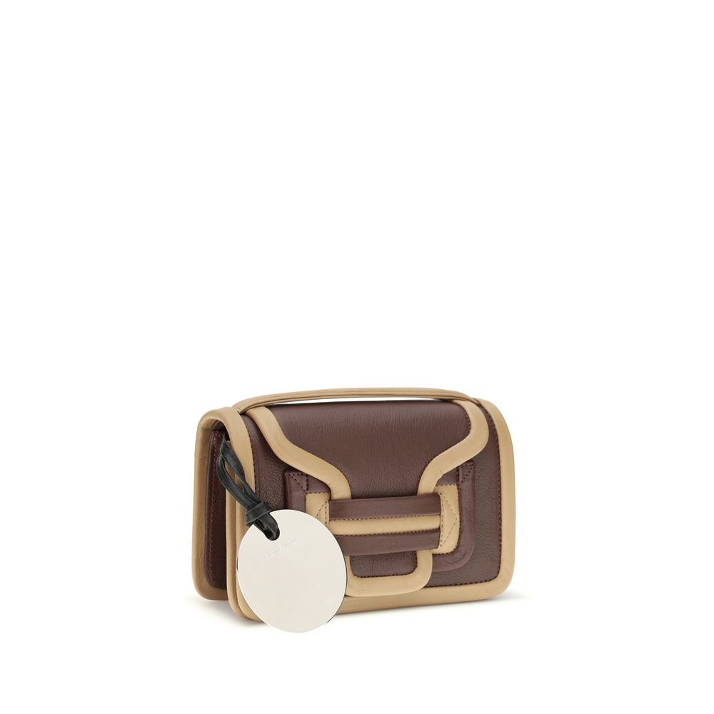 Pierre Hardy Braune Kalbsleder Bos Taurus Schultertasche