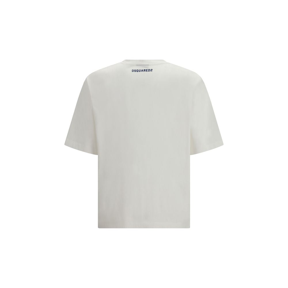 Dsquared² Weißes Baumwoll-T-Shirt