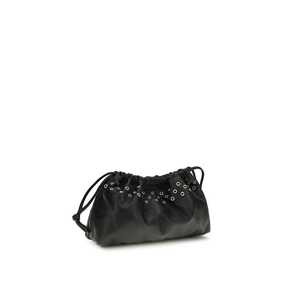Pierre Hardy Schwarze Bos Taurus Kalbsleder Clutch
