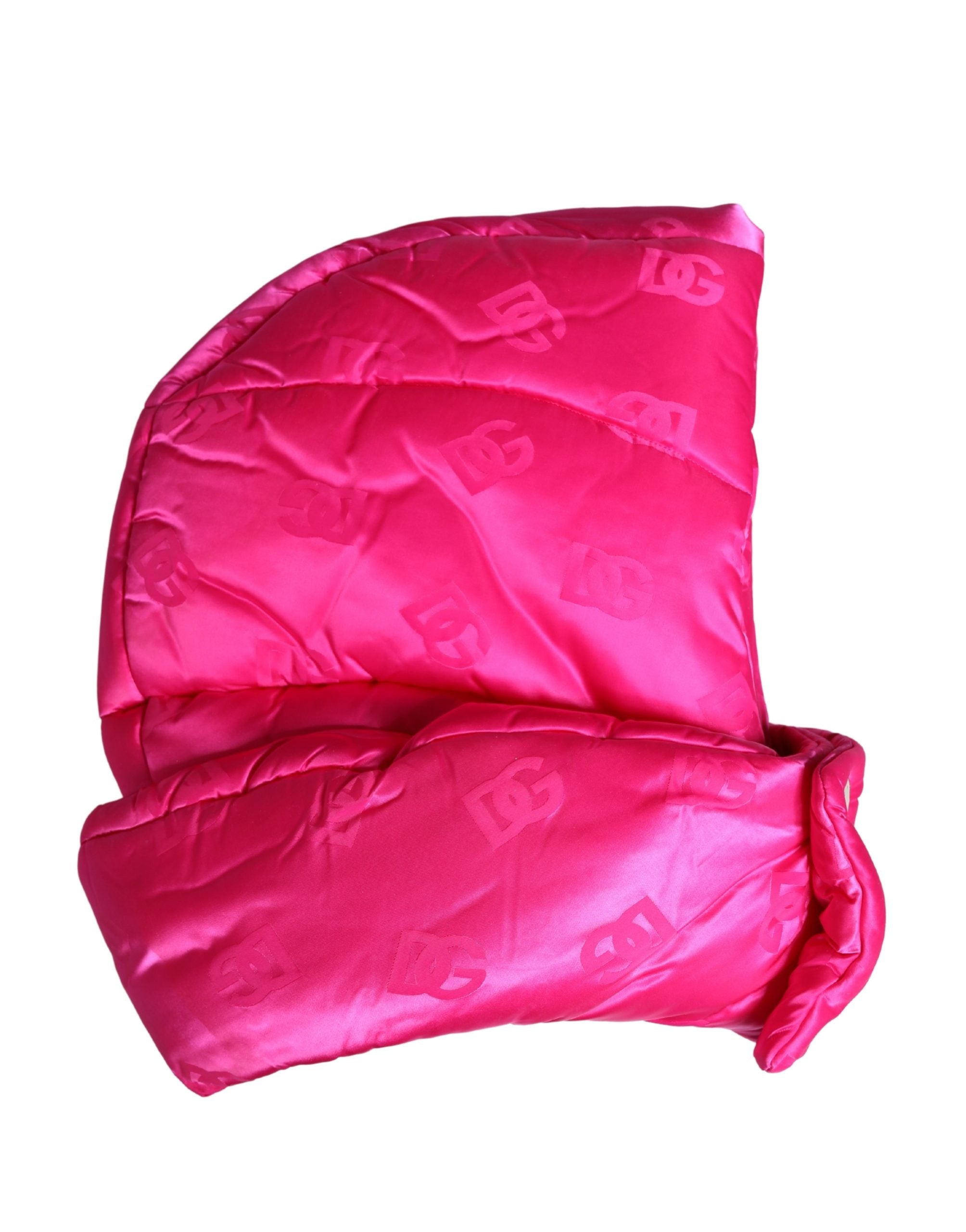 Dolce & Gabbana Herren Pink Logo Print Ganzkopf-Kopftuchhut
