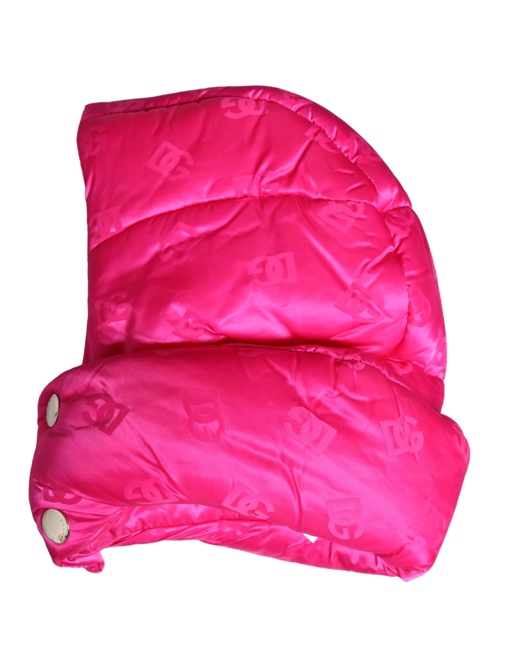 Dolce & Gabbana Herren Pink Logo Print Ganzkopf-Kopftuchhut