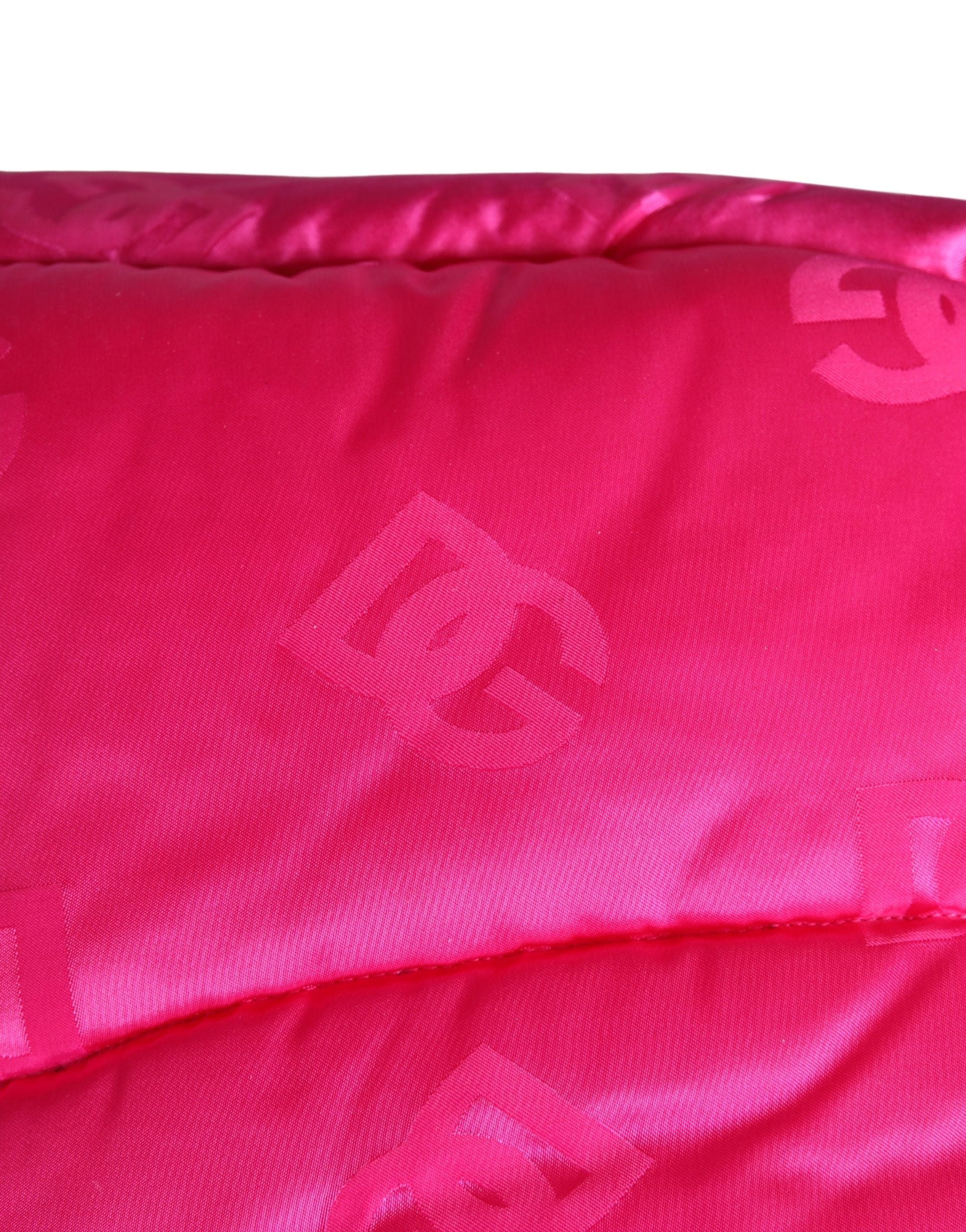 Dolce & Gabbana Herren Pink Logo Print Ganzkopf-Kopftuchhut