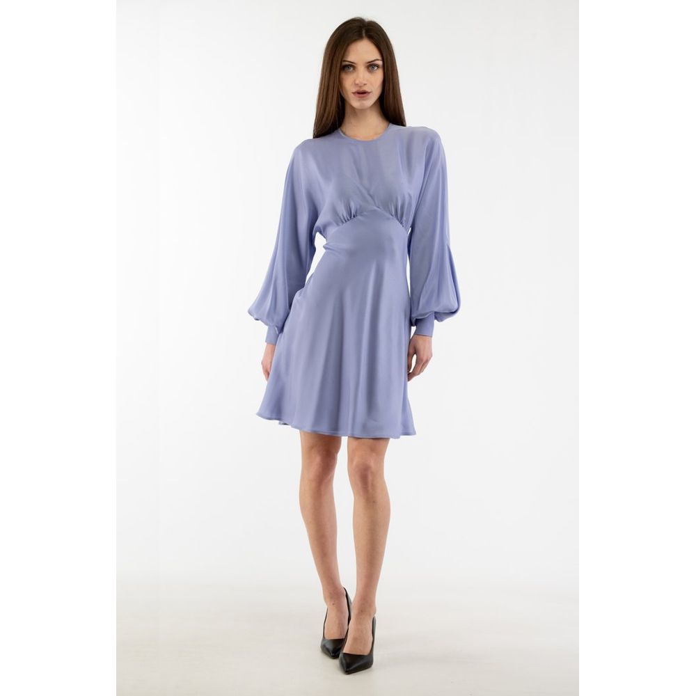 Moschino Lila Marabou Freizeitkleid