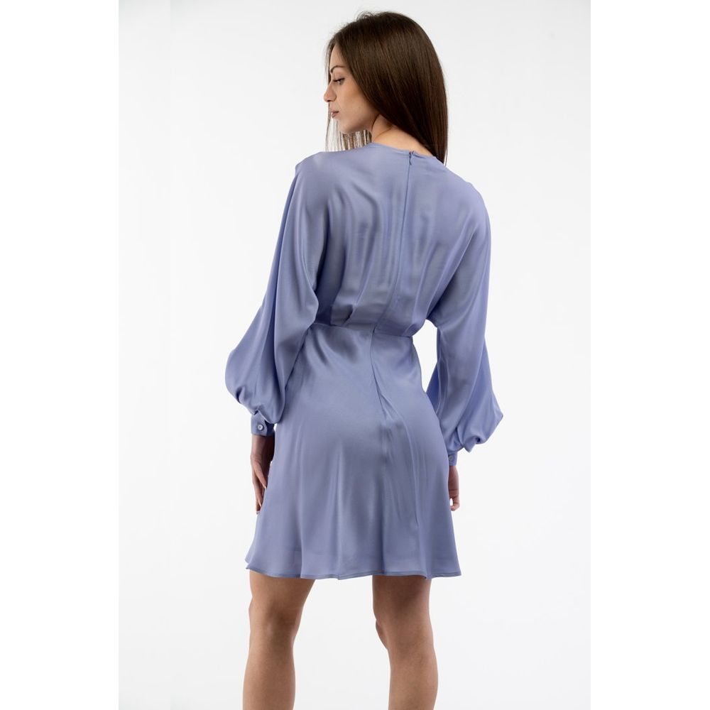 Moschino Lila Marabou Freizeitkleid