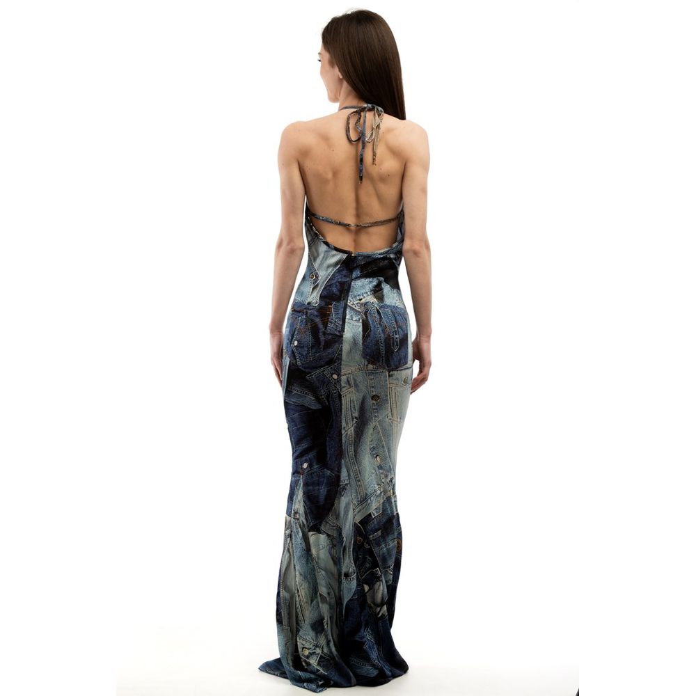 Moschino Mehrfarbiges Freizeitkleid aus Viskose