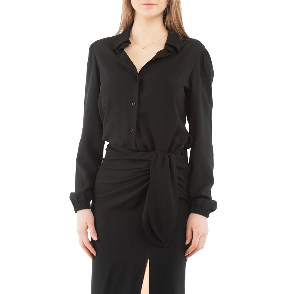 Moschino Schwarzes Marabou Freizeitkleid