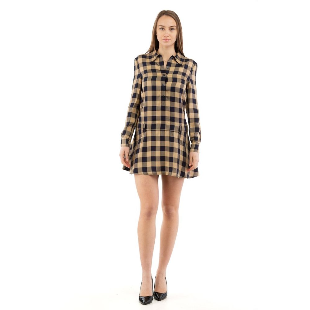 Moschino Mehrfarbiges Freizeitkleid aus Viskose