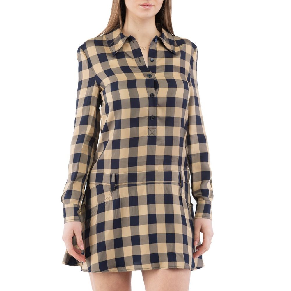 Moschino Mehrfarbiges Freizeitkleid aus Viskose
