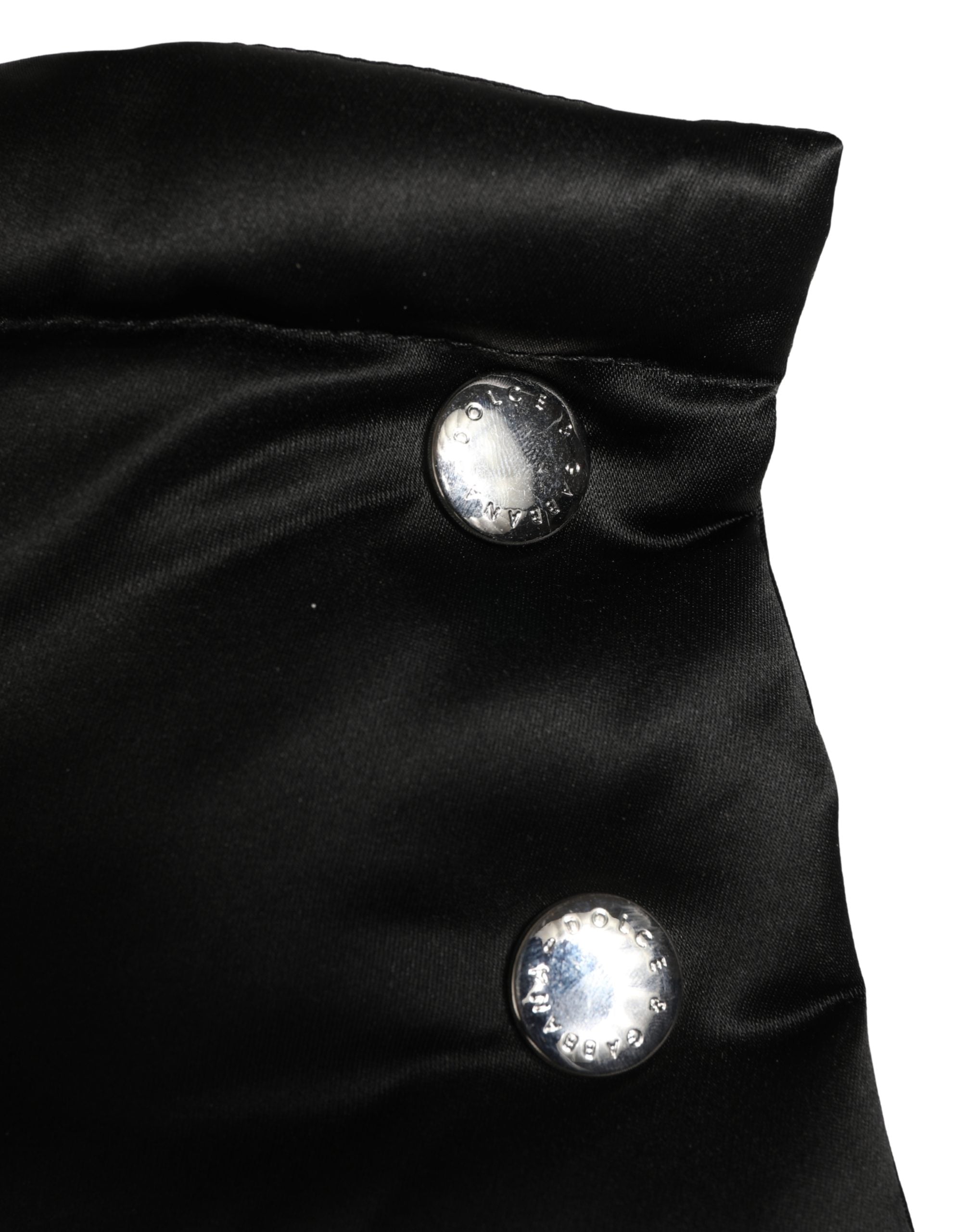 Dolce & Gabbana Schwarze Polyester Ganzkopf-Kopfbedeckung Capello Hut