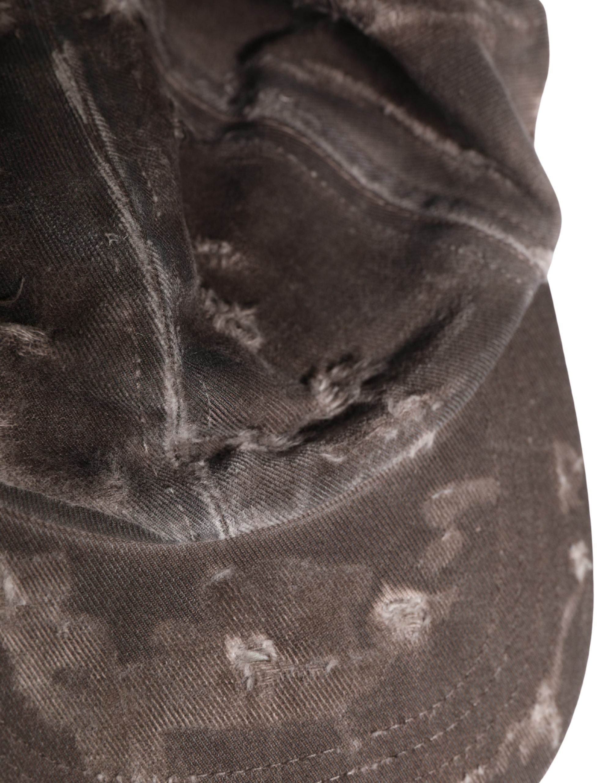 Dolce & Gabbana Herren Baseballkappe aus Baumwolle in Braun mit Used-Look