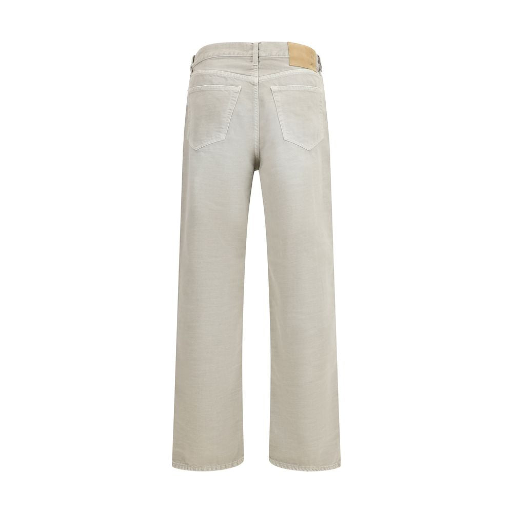 Haikure Graue Jeans aus Baumwolle im geraden Schnitt