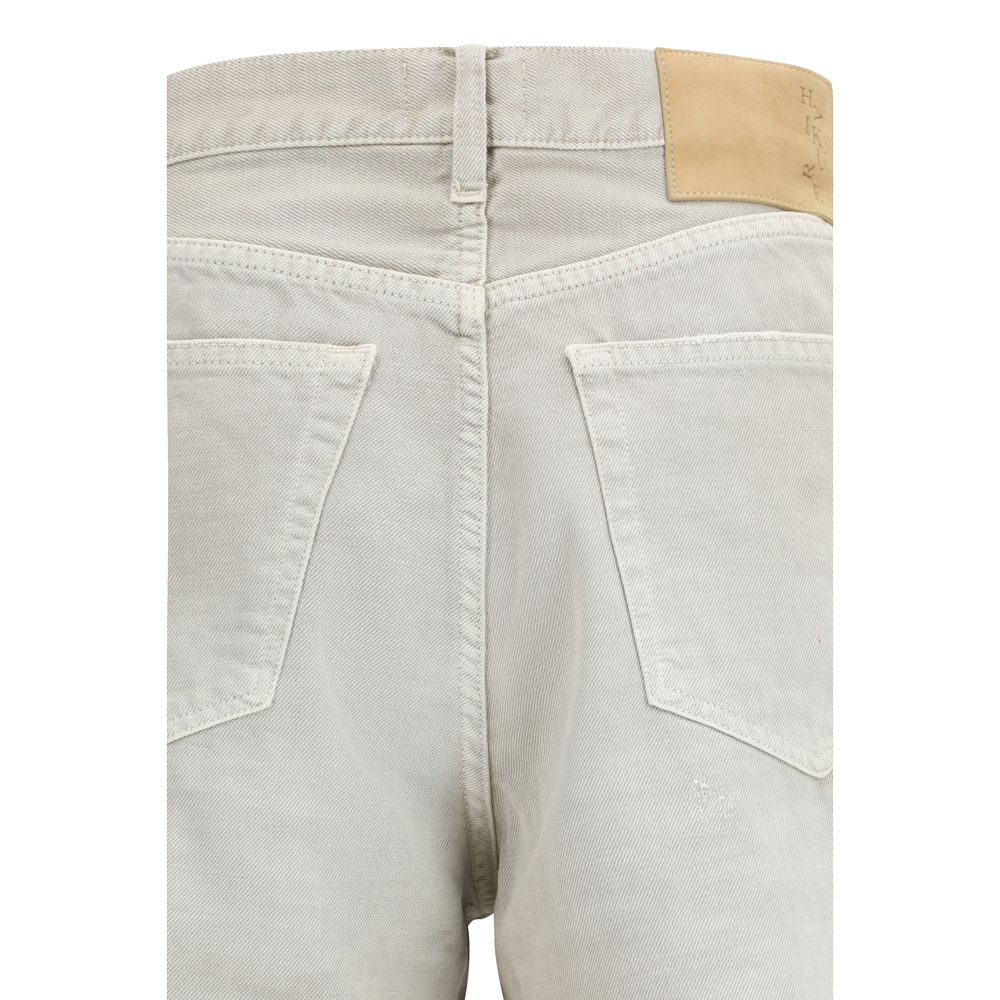 Haikure Graue Jeans aus Baumwolle im geraden Schnitt