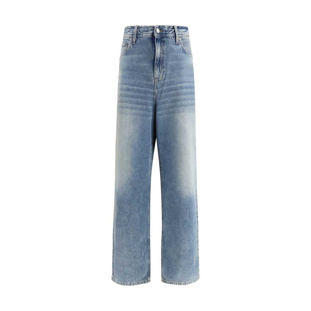 Haikure Blaue Baumwolljeans im Relaxed Fit