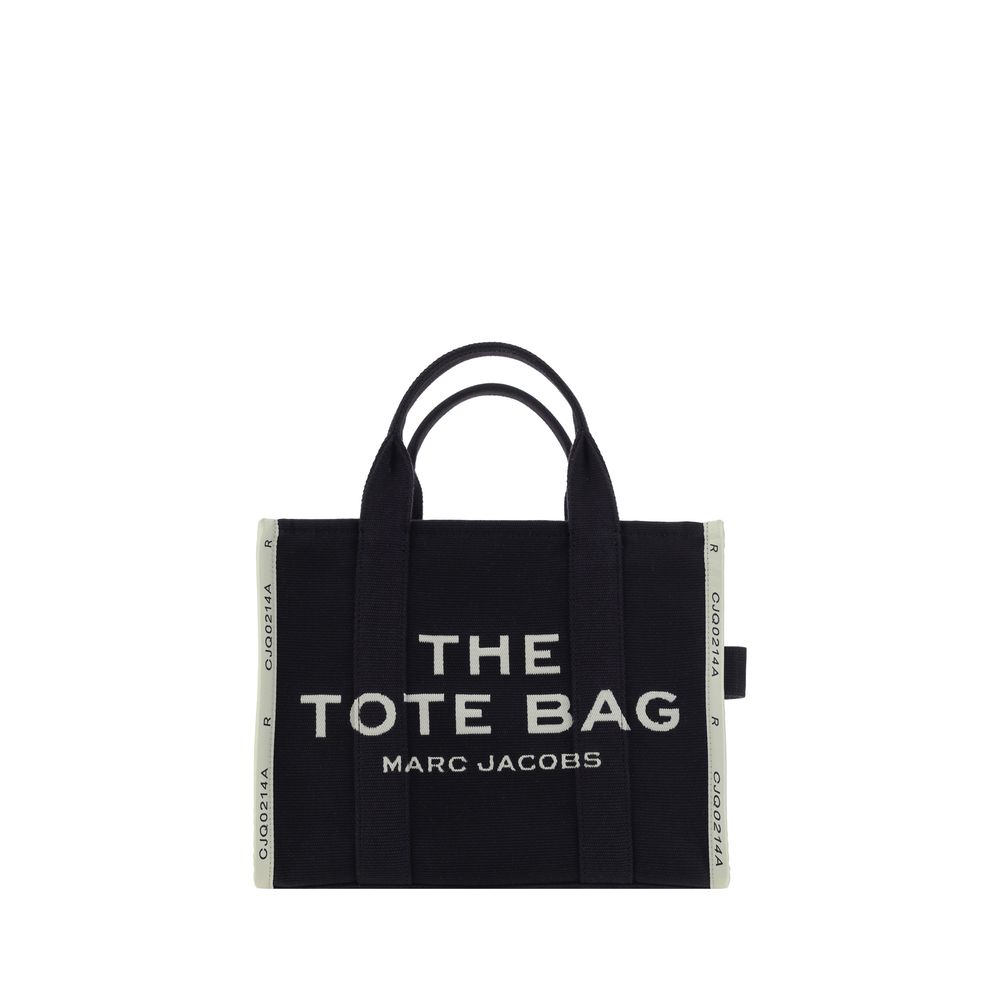 Marc Jacobs Schwarze Baumwoll-Handtasche
