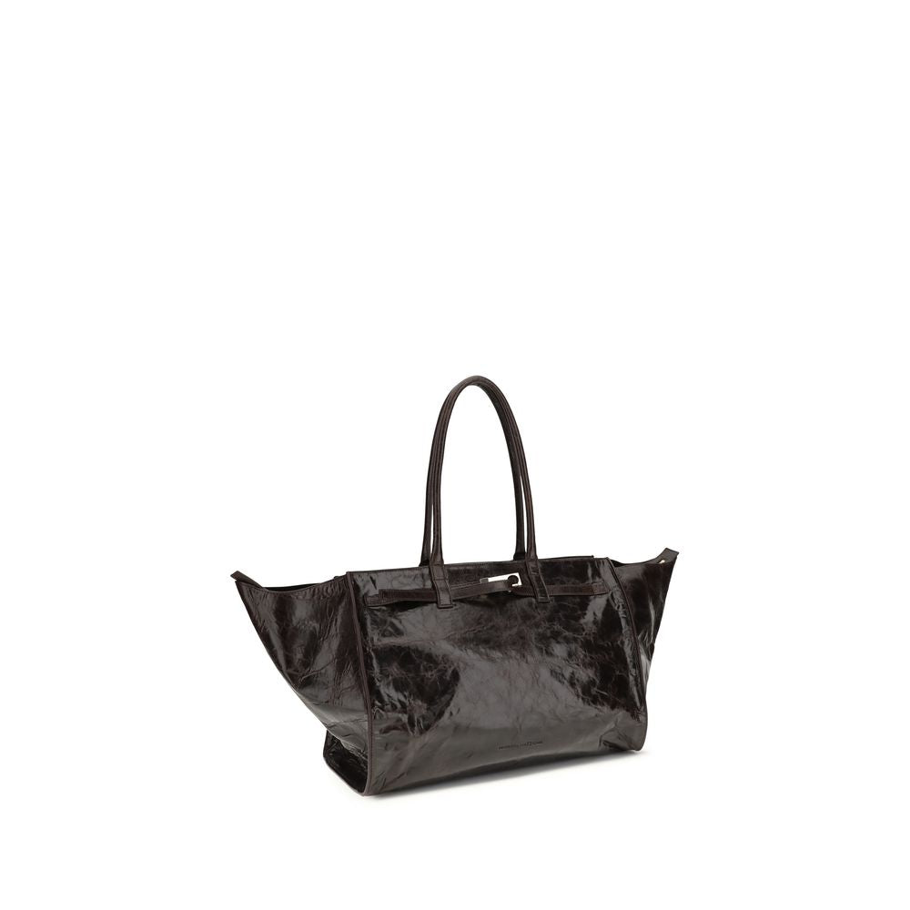 Benedetta Bruzziches Braune Kalbsleder Bos Taurus Schultertasche