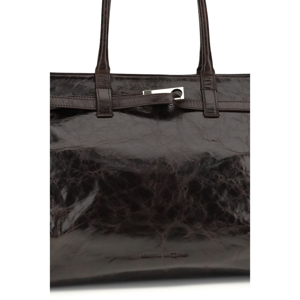 Benedetta Bruzziches Braune Kalbsleder Bos Taurus Schultertasche