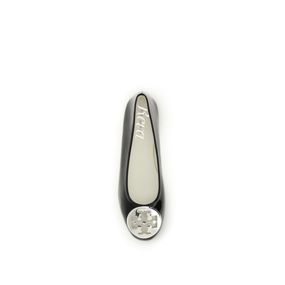 Tory Burch Schwarze Ballerinas aus Kalbsleder Bos Taurus