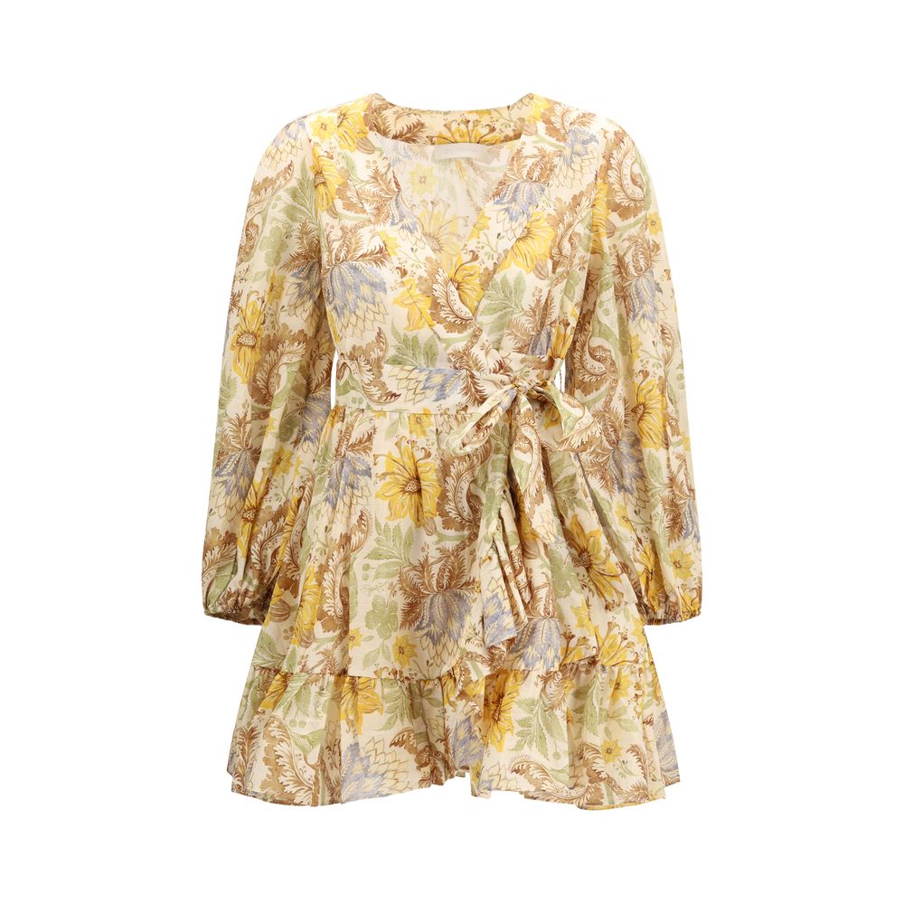 Zimmermann Zweifarbige Baumwoll-Freizeitkleid