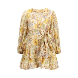Zimmermann Zweifarbige Baumwoll-Freizeitkleid