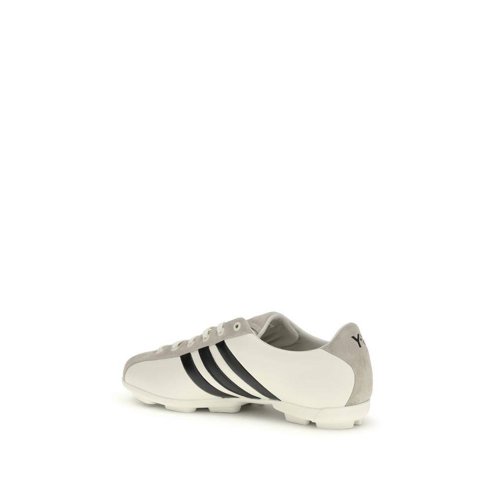 Y-3 Weiße Kalbsleder Bos Taurus Athletic Sneaker