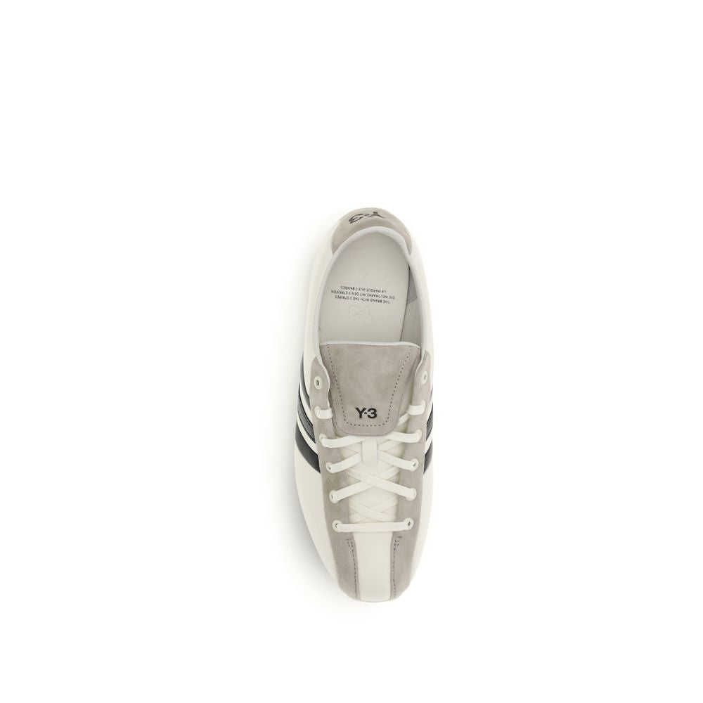 Y-3 Weiße Kalbsleder Bos Taurus Athletic Sneaker