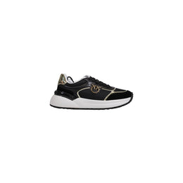PINKO Schwarze Leder Low-Top-Sneaker