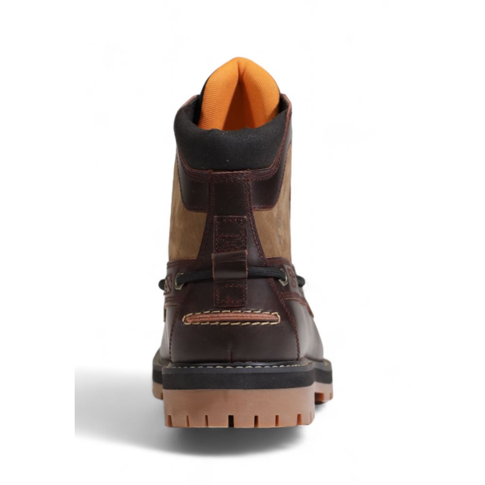 Timberland Braune Schnürstiefel aus biobasiertem Material