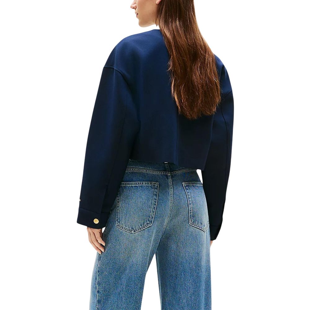 Tommy Hilfiger Blauer Viskose-Blazer
