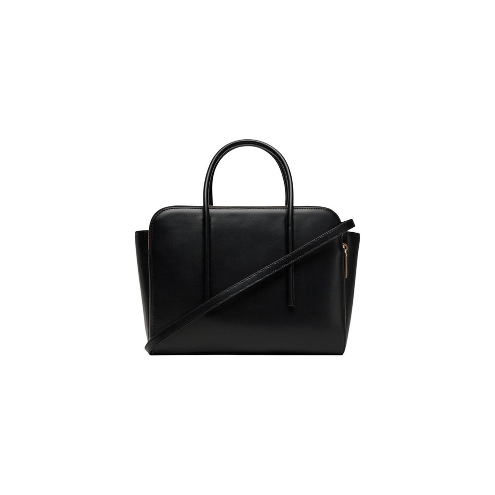 Calvin Klein Schwarze Lederhandtasche