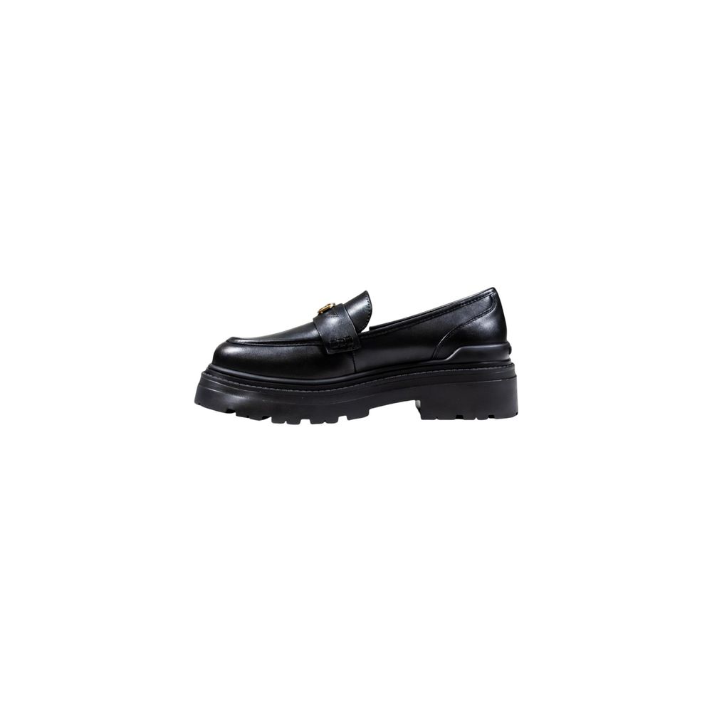 PINKO Schwarze Leder Plateau-Pumps